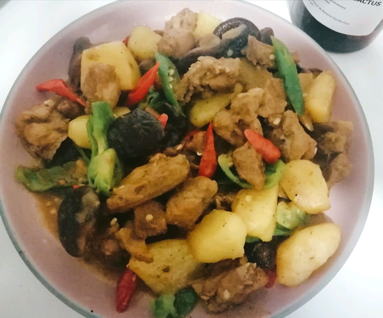 香菇土豆烧鸭