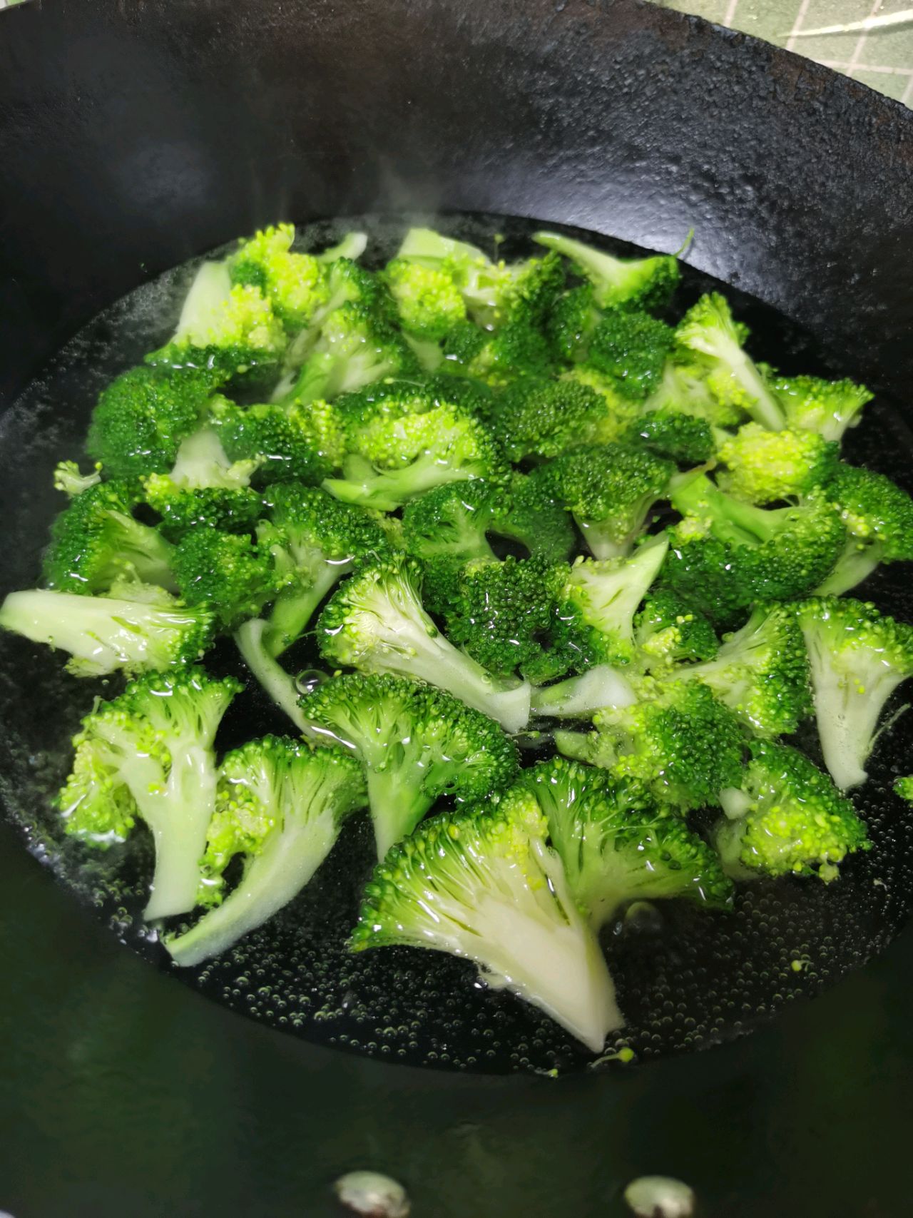 香菇西兰花