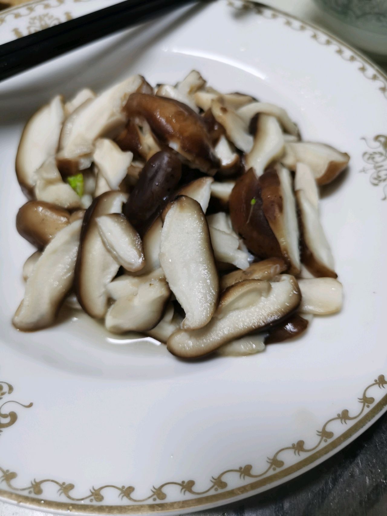 香菇西兰花