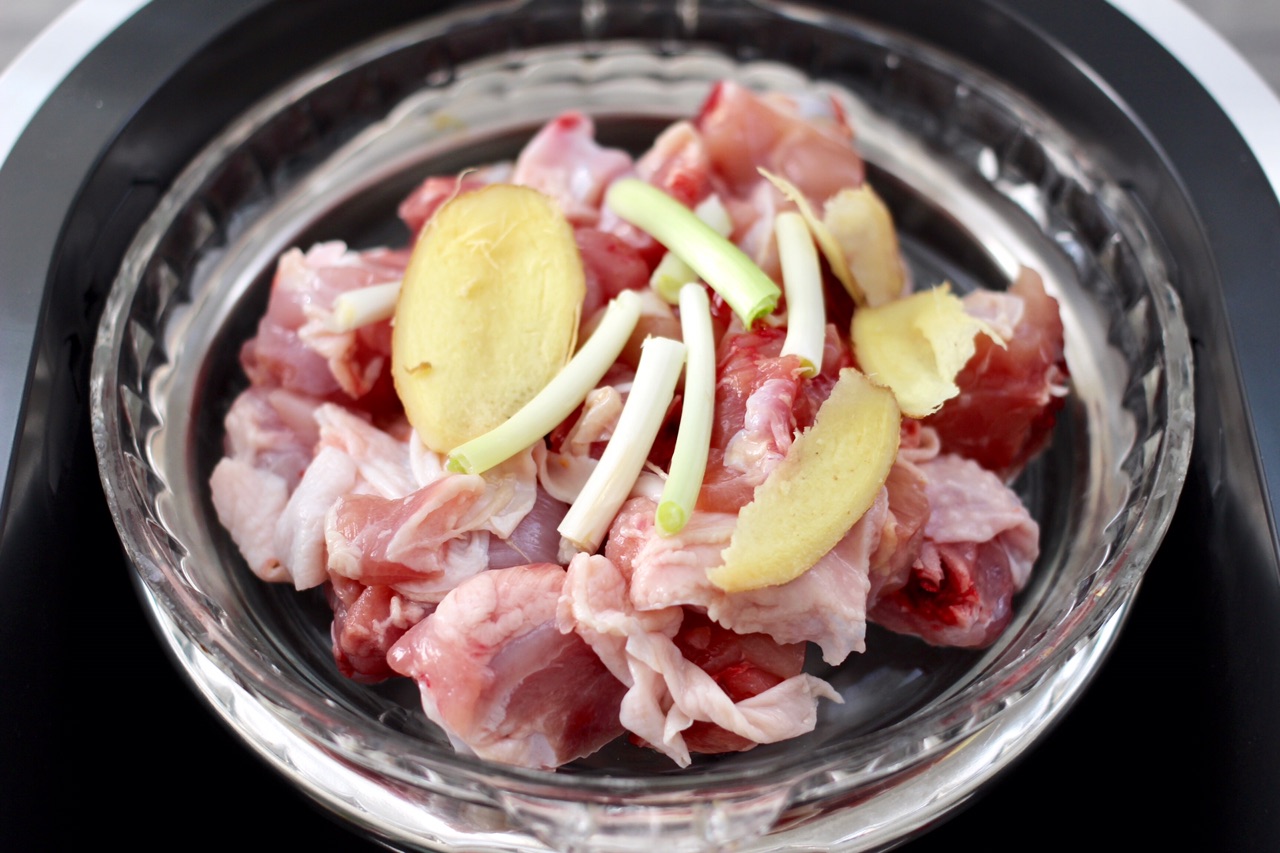 香菇蒸鸡块