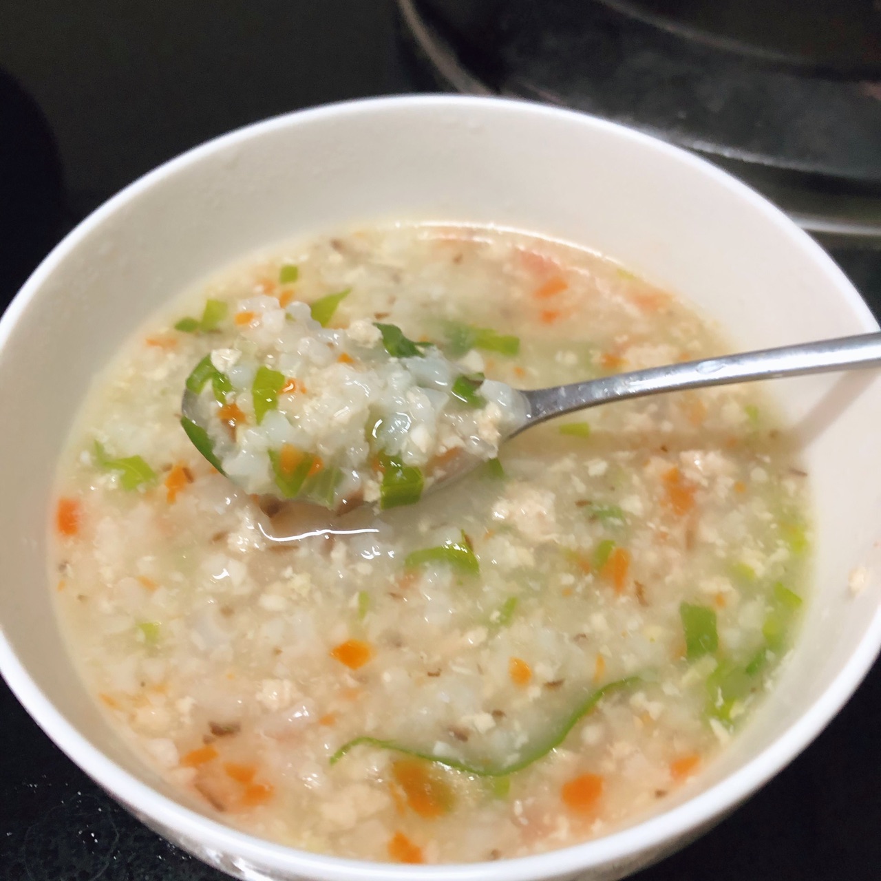 香菇猪肉菜粥