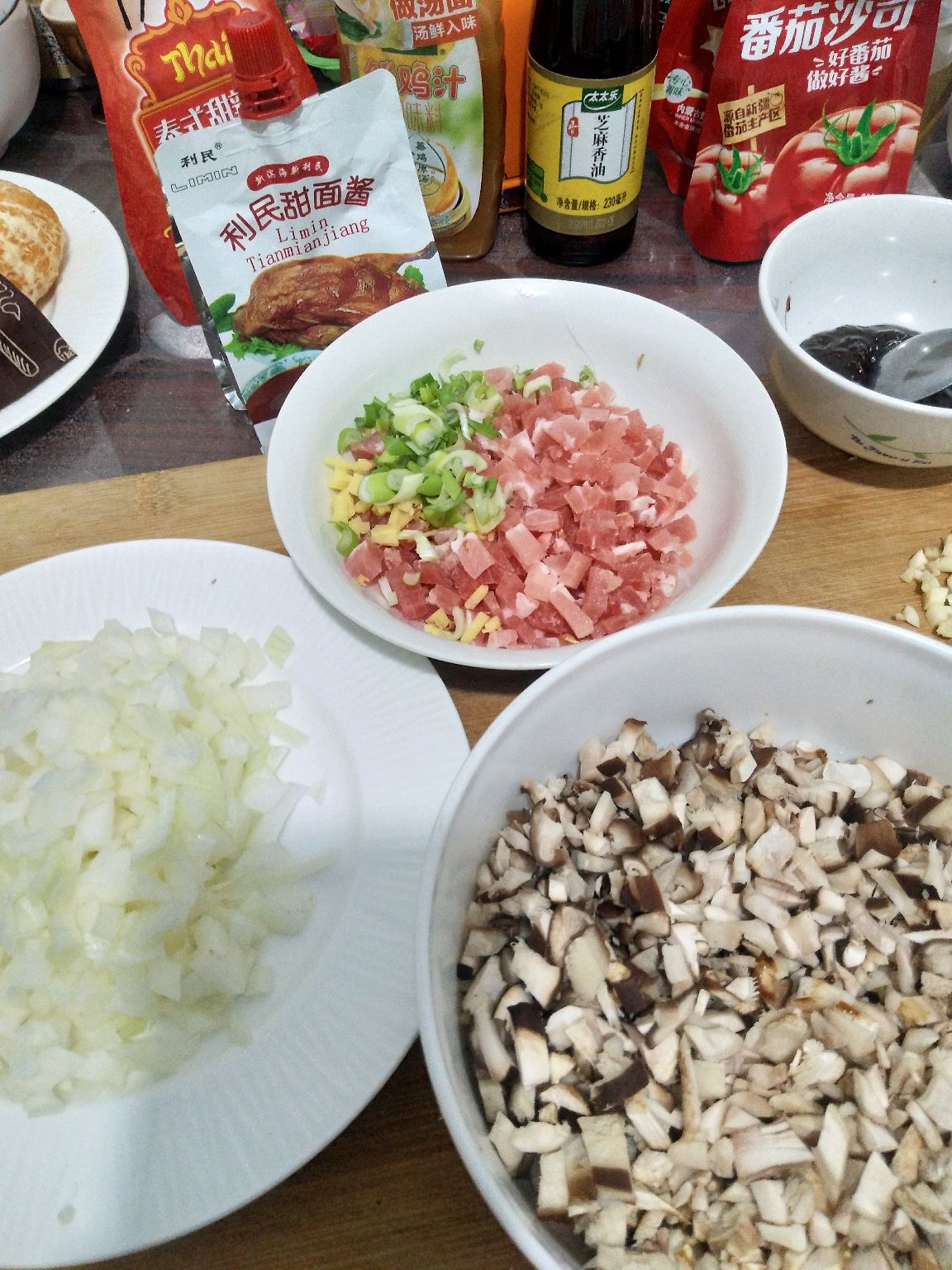 ，香菇猪肉酱