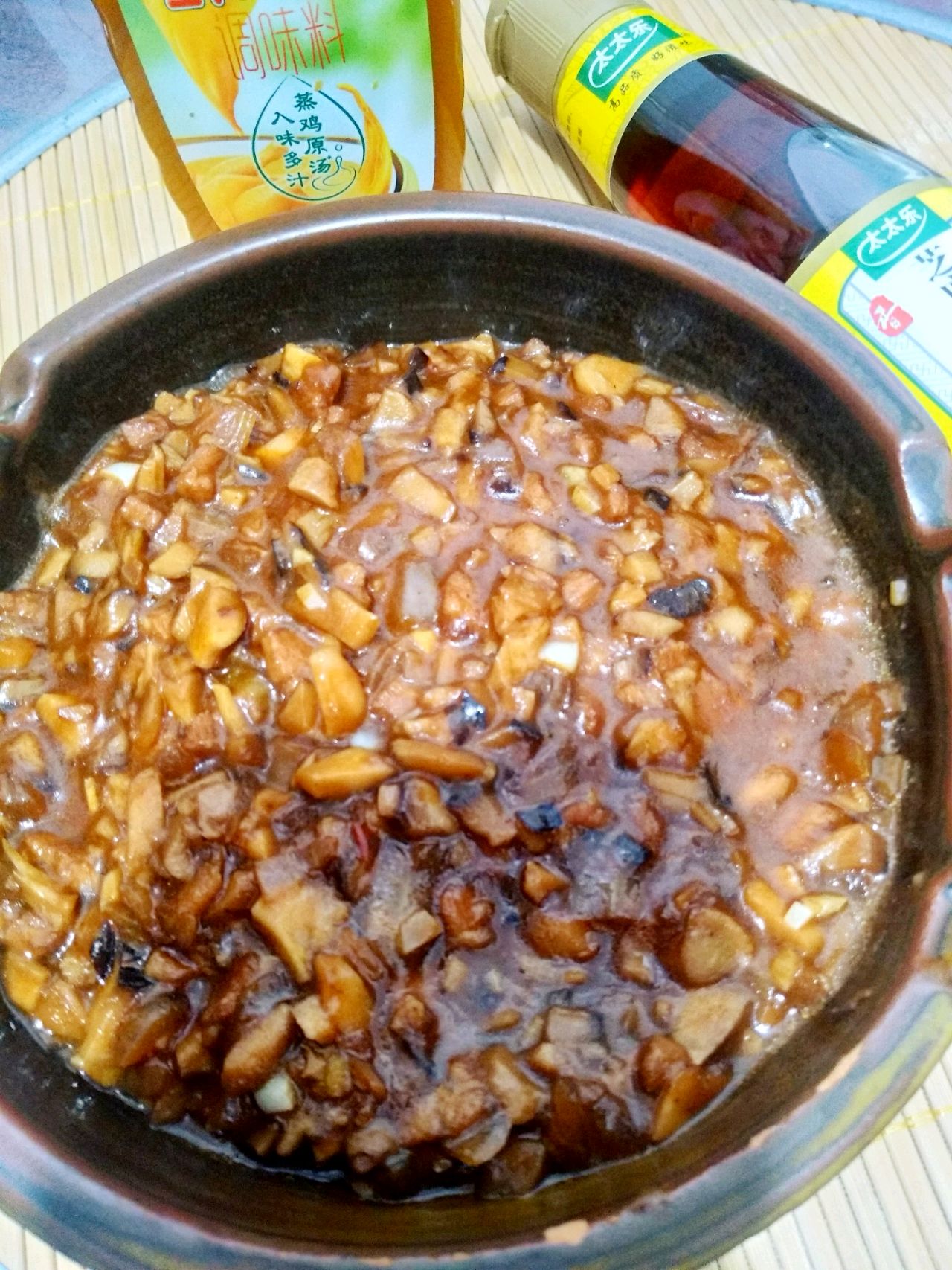 ，香菇猪肉酱