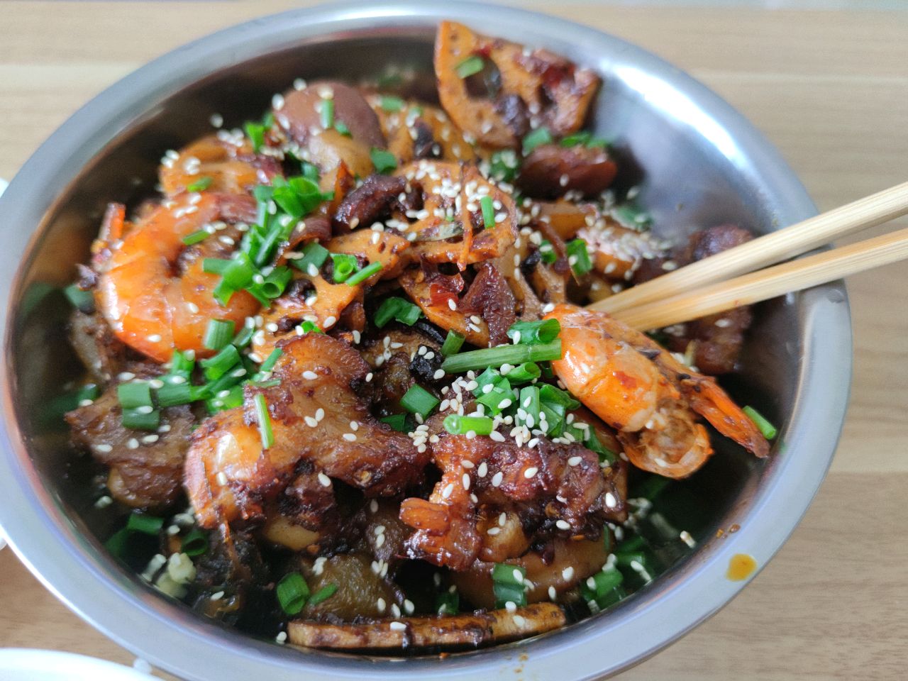 香锅猪蹄麻辣虾