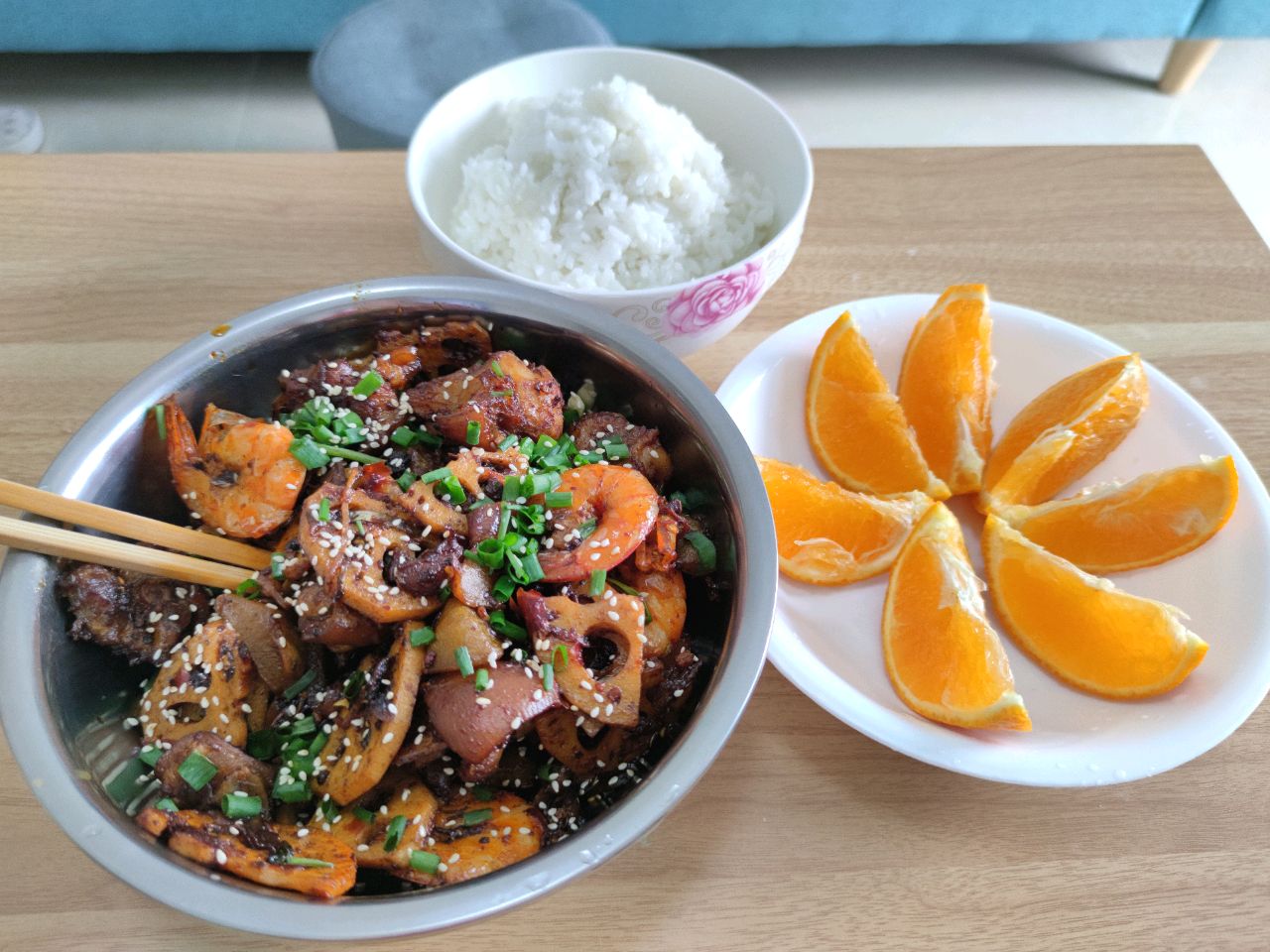 香锅猪蹄麻辣虾