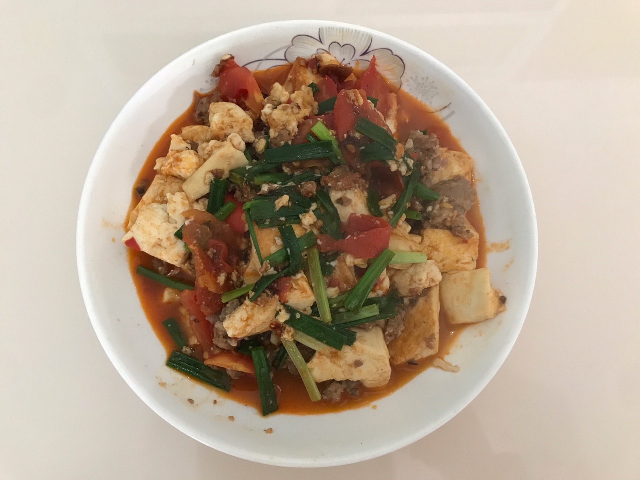 香滑的红油豆腐