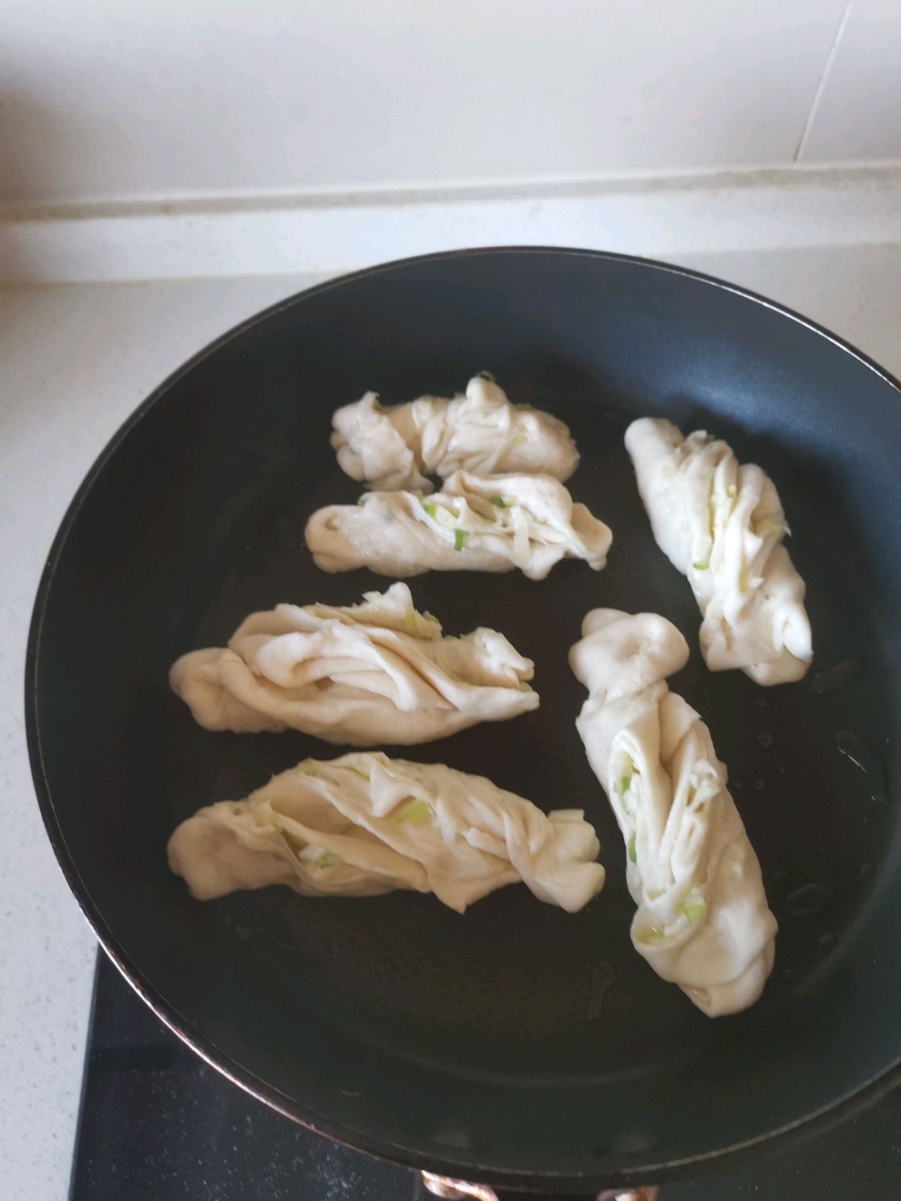 香煎葱花卷