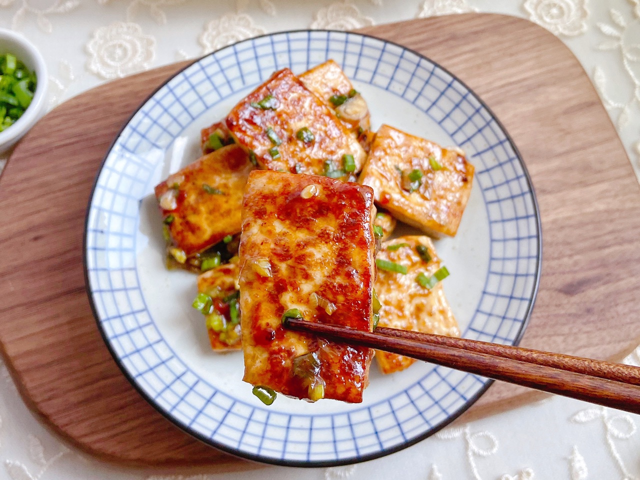 香煎豆腐块