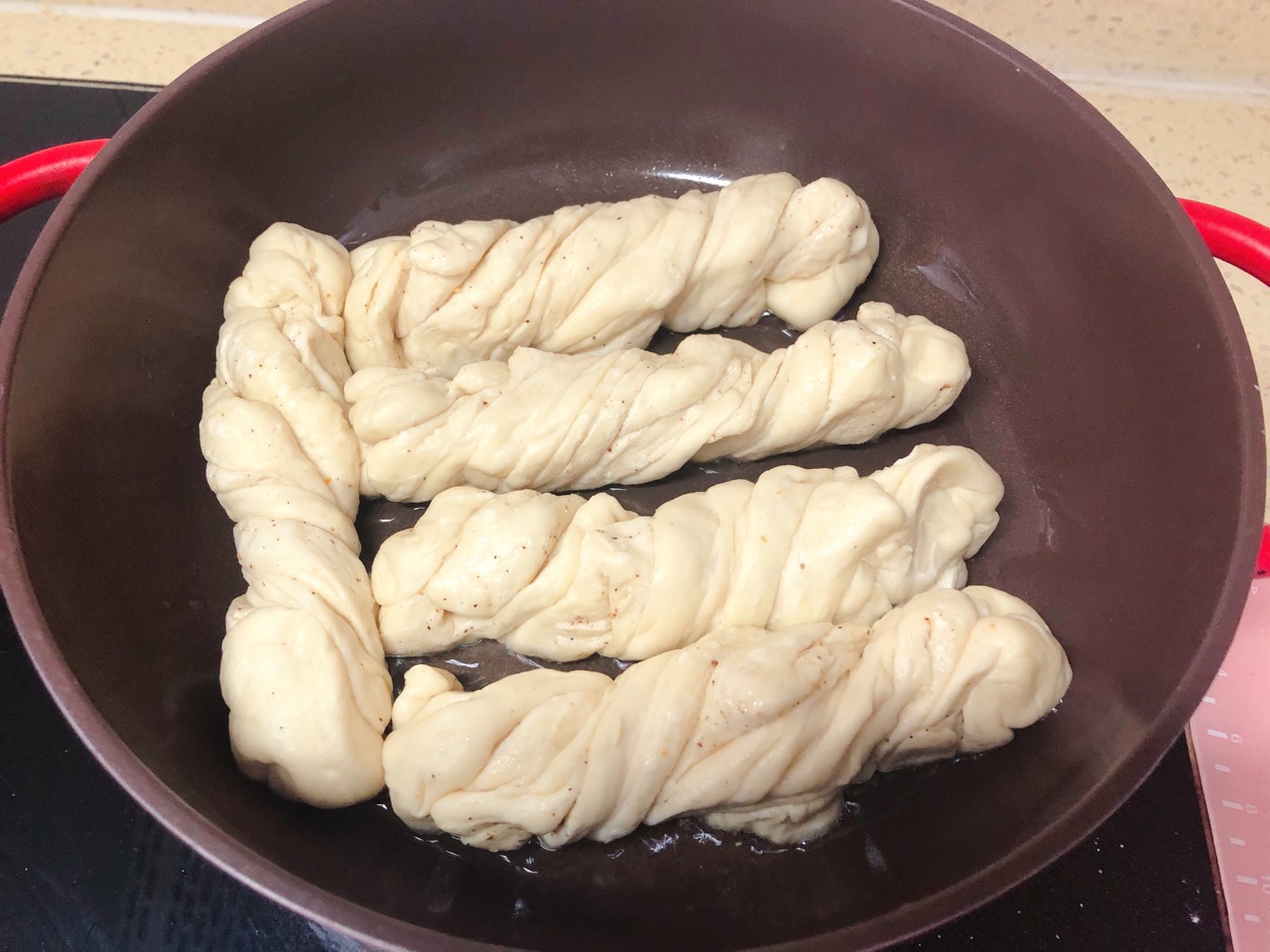 香煎椒盐花卷