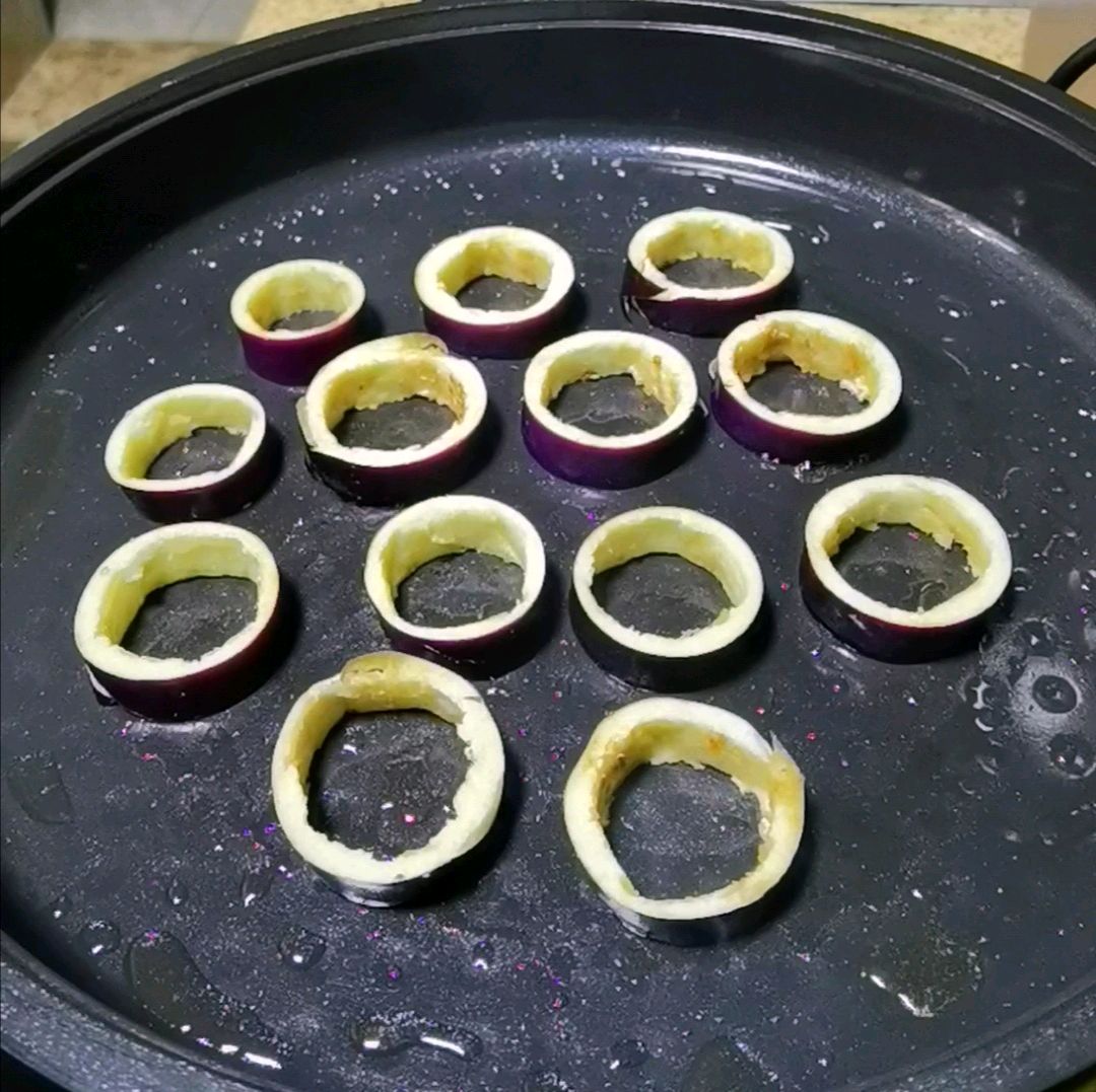 香煎茄子圈