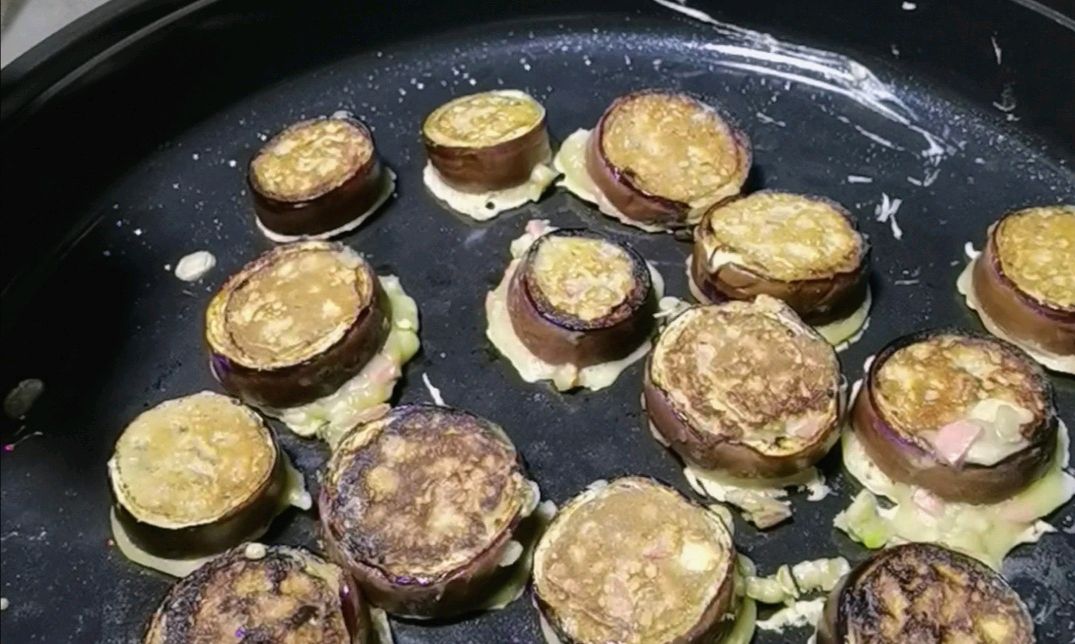 香煎茄子圈