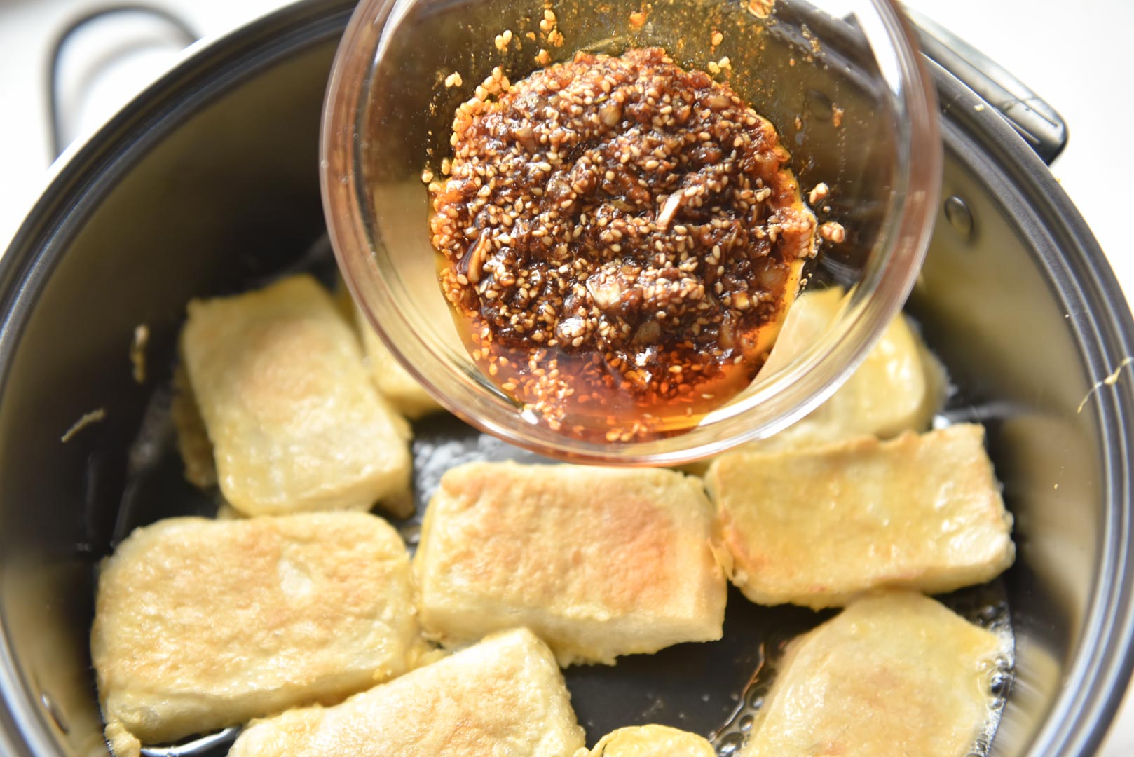 香煎孜然豆腐