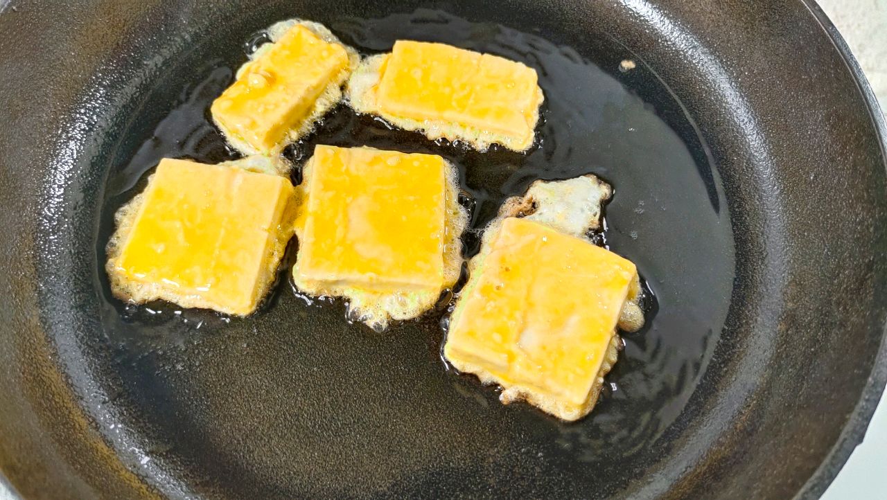 香煎孜然豆腐