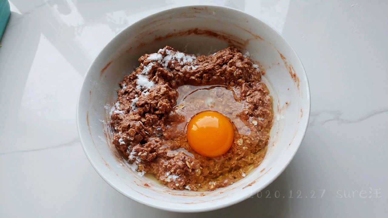 香蕉可可燕麦糕