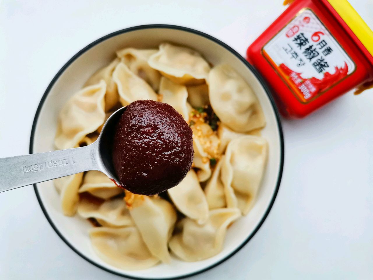 香辣拌水饺