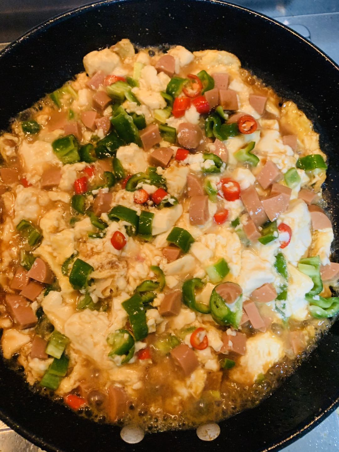 香辣豆腐煲