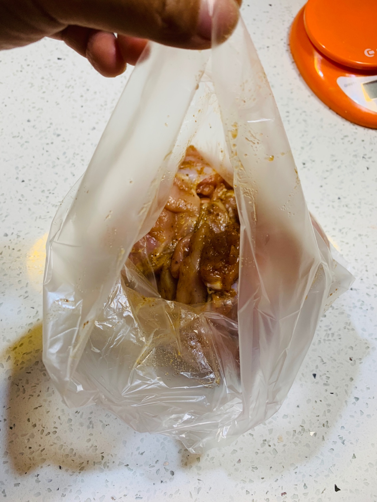 香辣鸡腿堡
