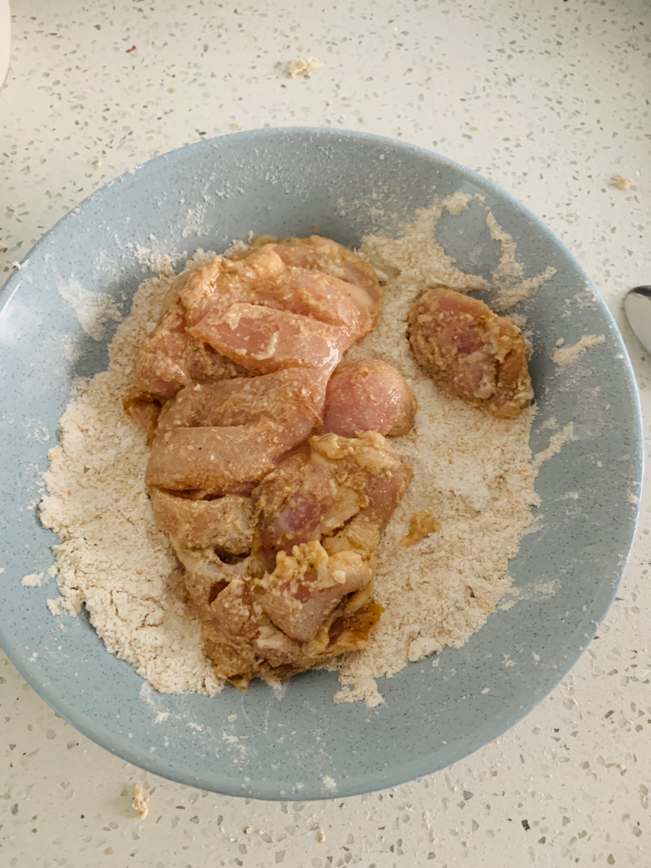 香辣鸡腿堡