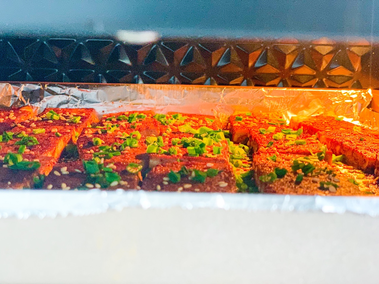 香辣烤豆腐