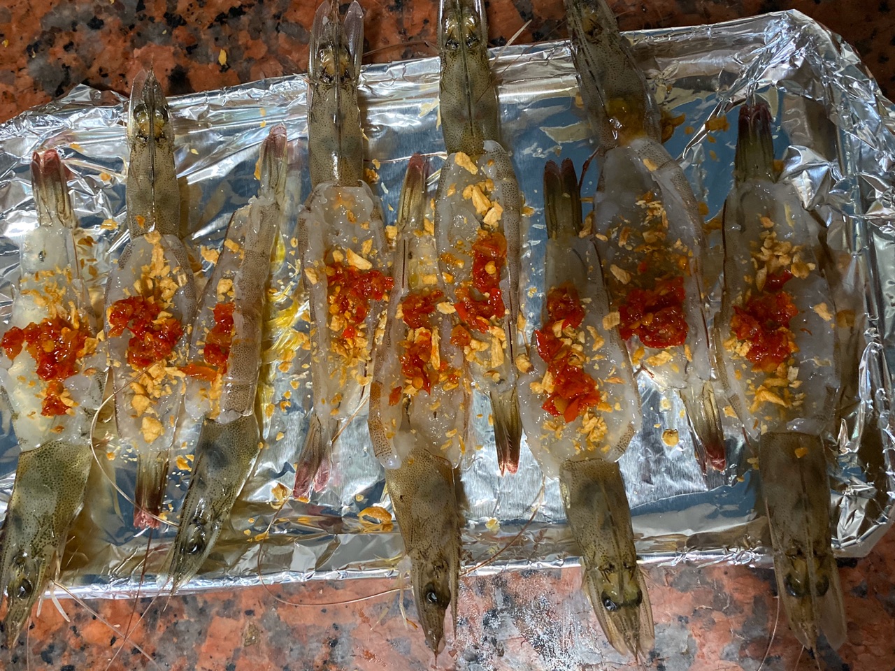 香辣烤虾