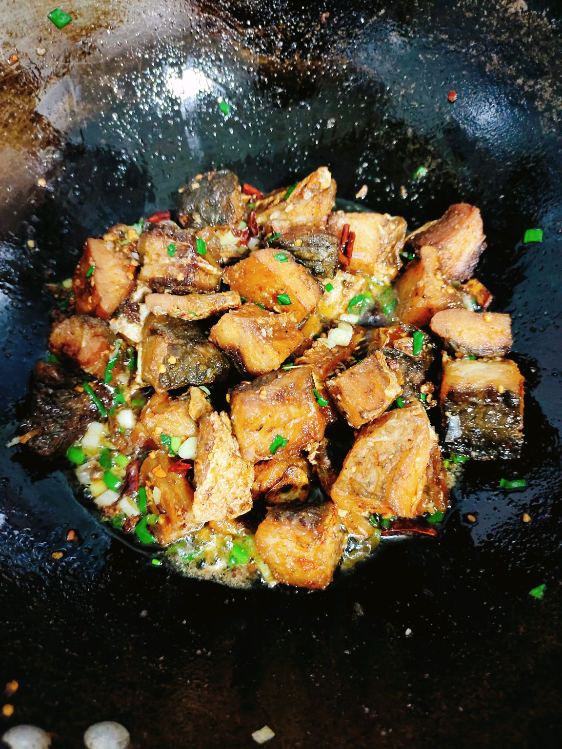 香辣腊鱼块