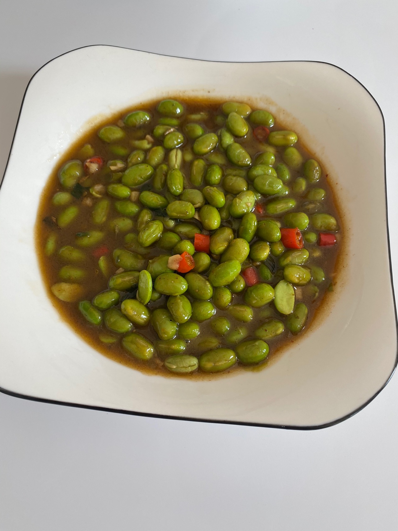 香辣毛豆
