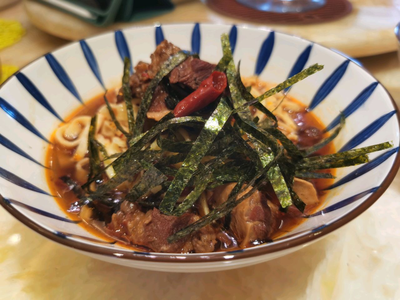 香辣牛肉面
