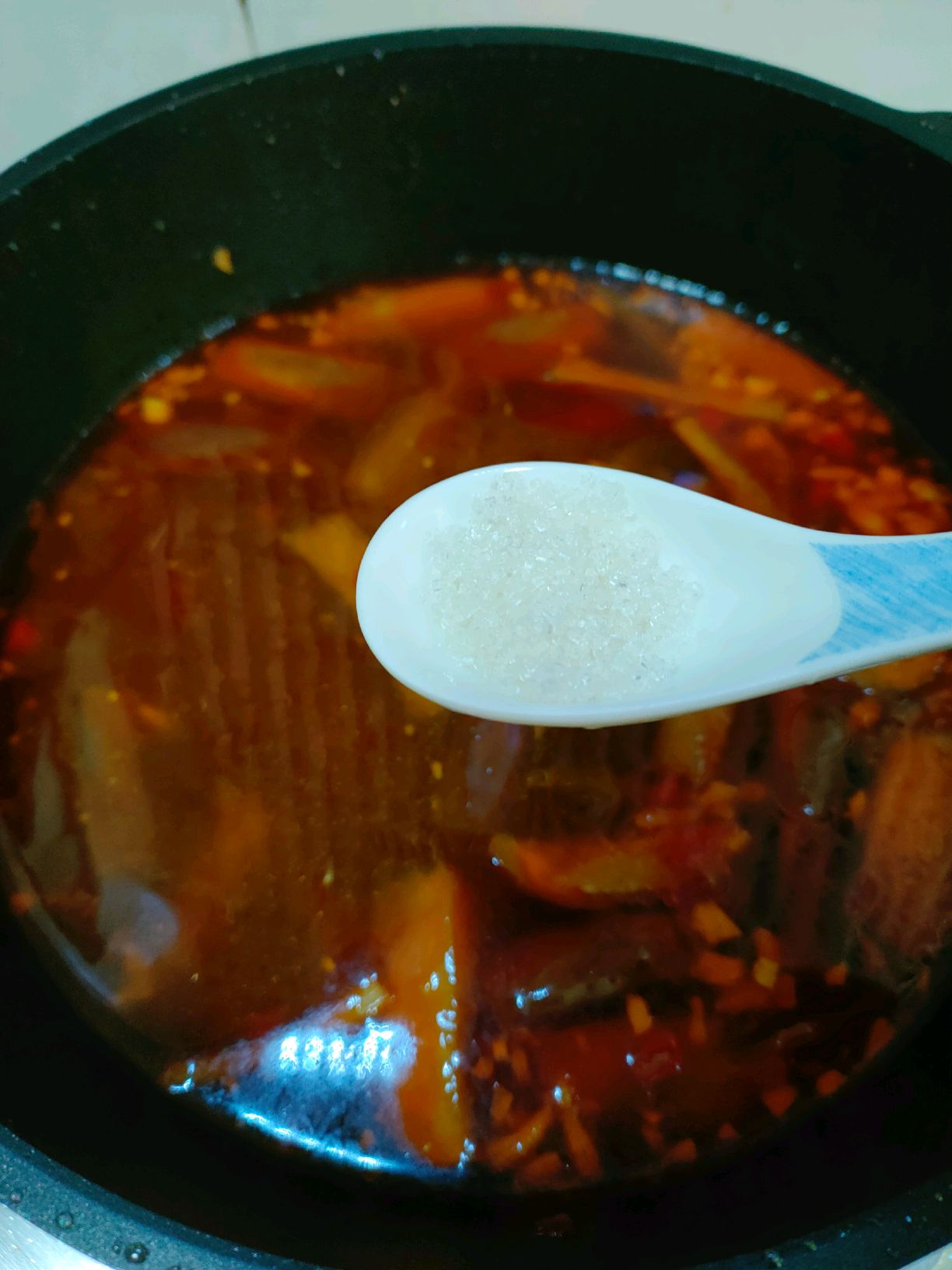 香辣肉沫茄子焖面