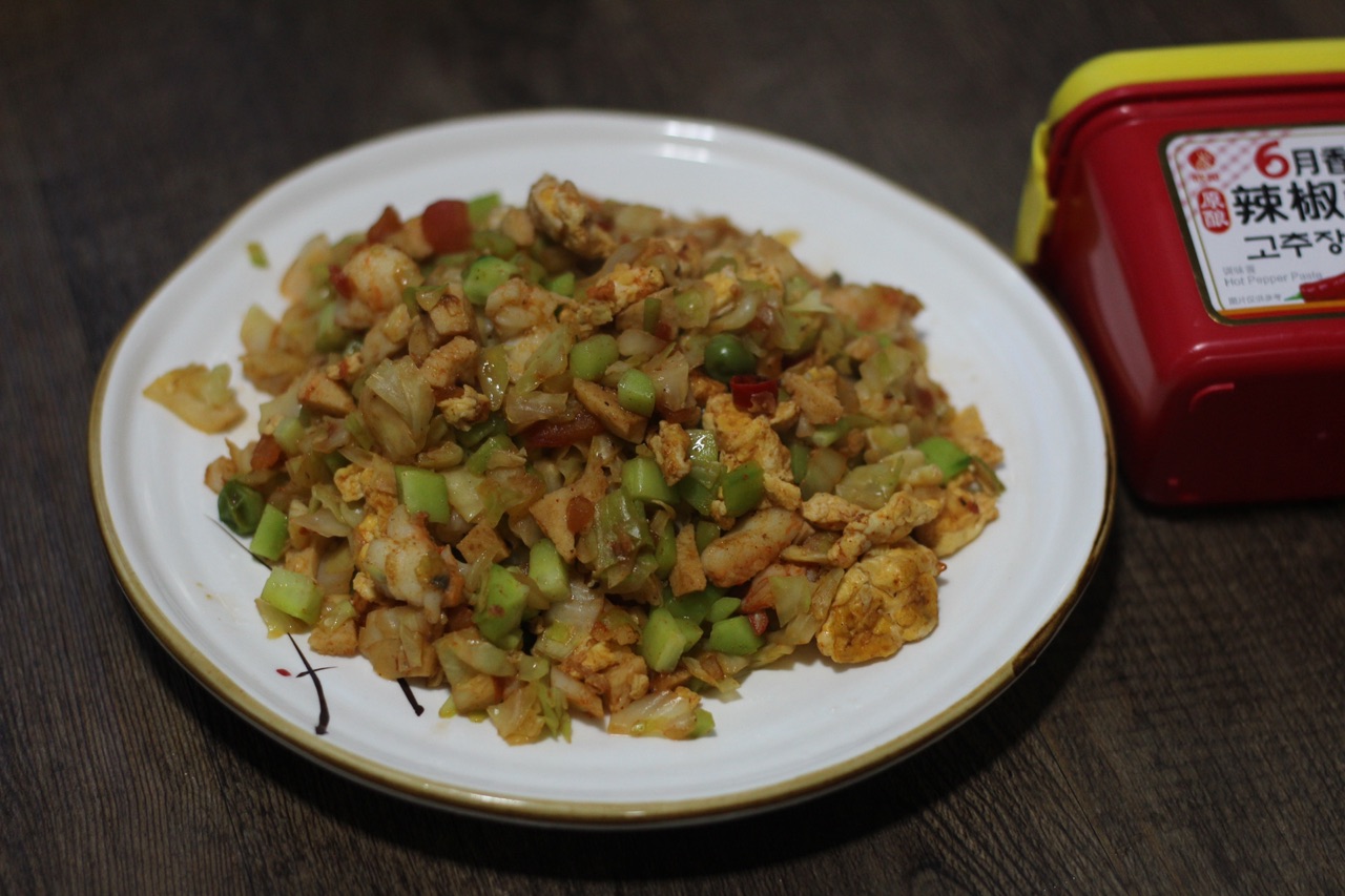 香辣无米蛋炒饭