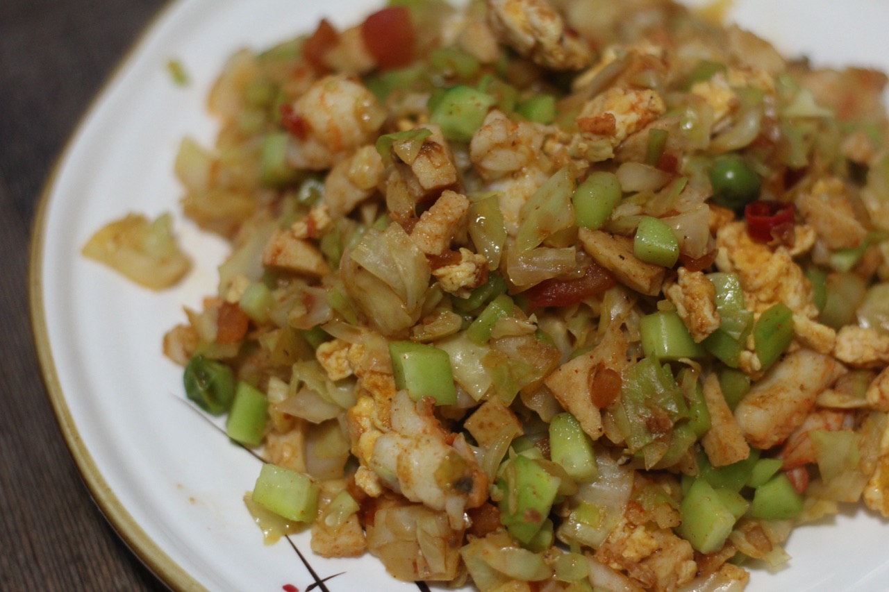 香辣无米蛋炒饭