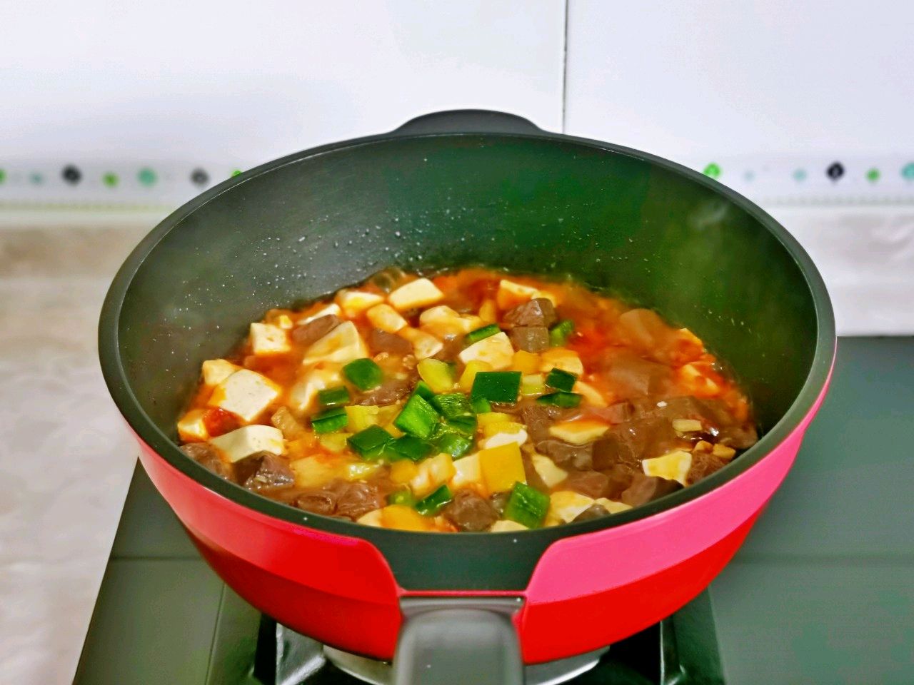 香辣鸭血烩豆腐