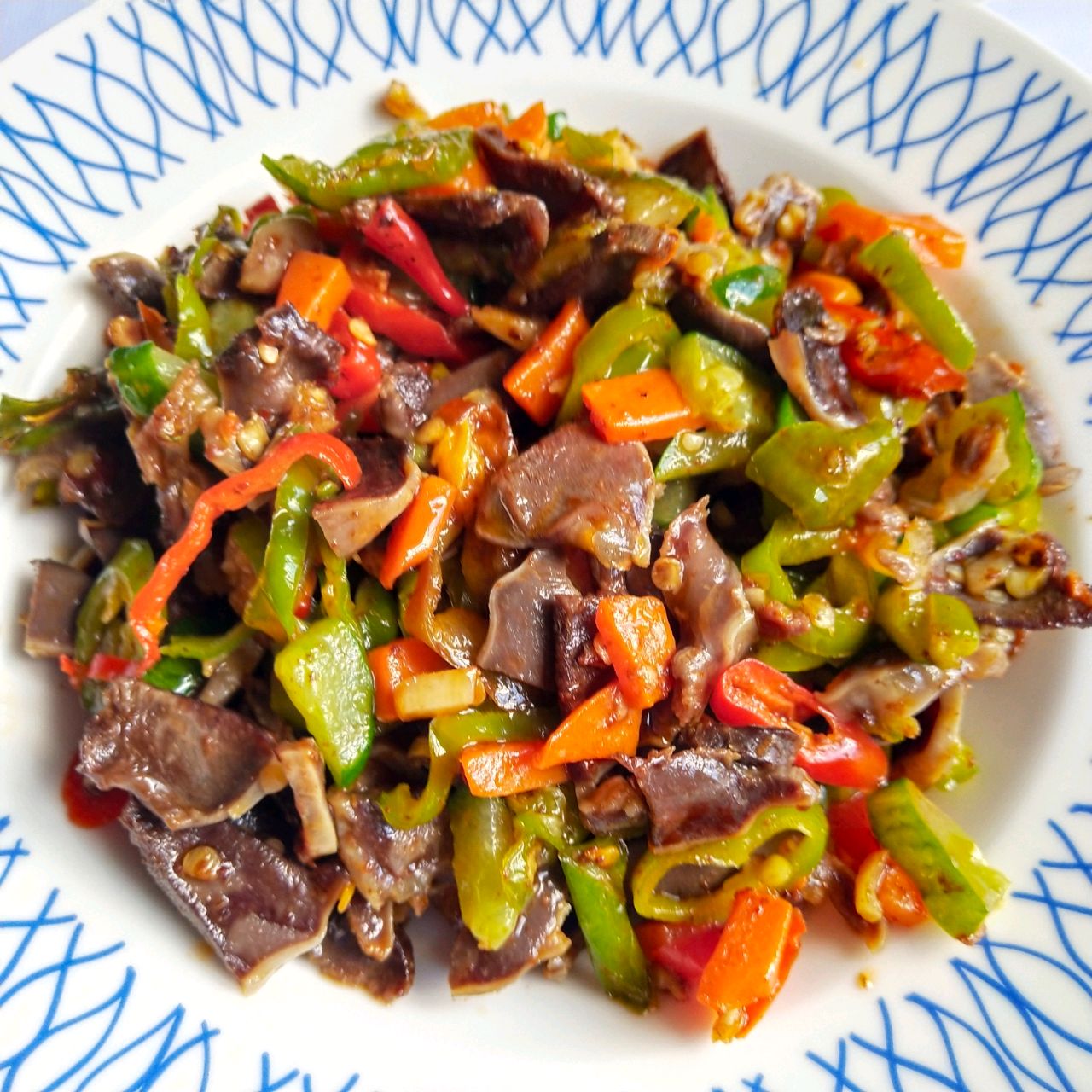 香辣鸭胗