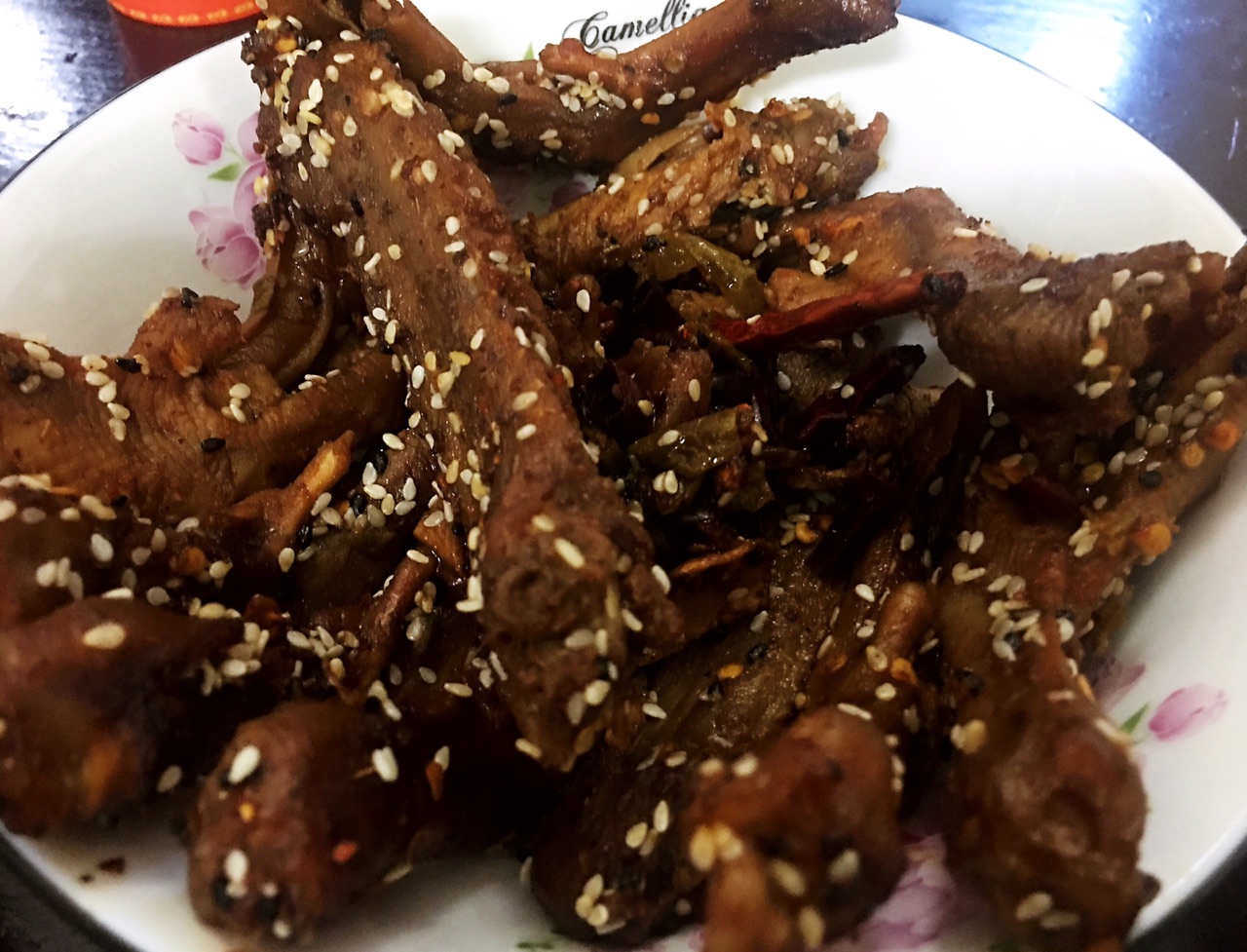 香辣鸭爪