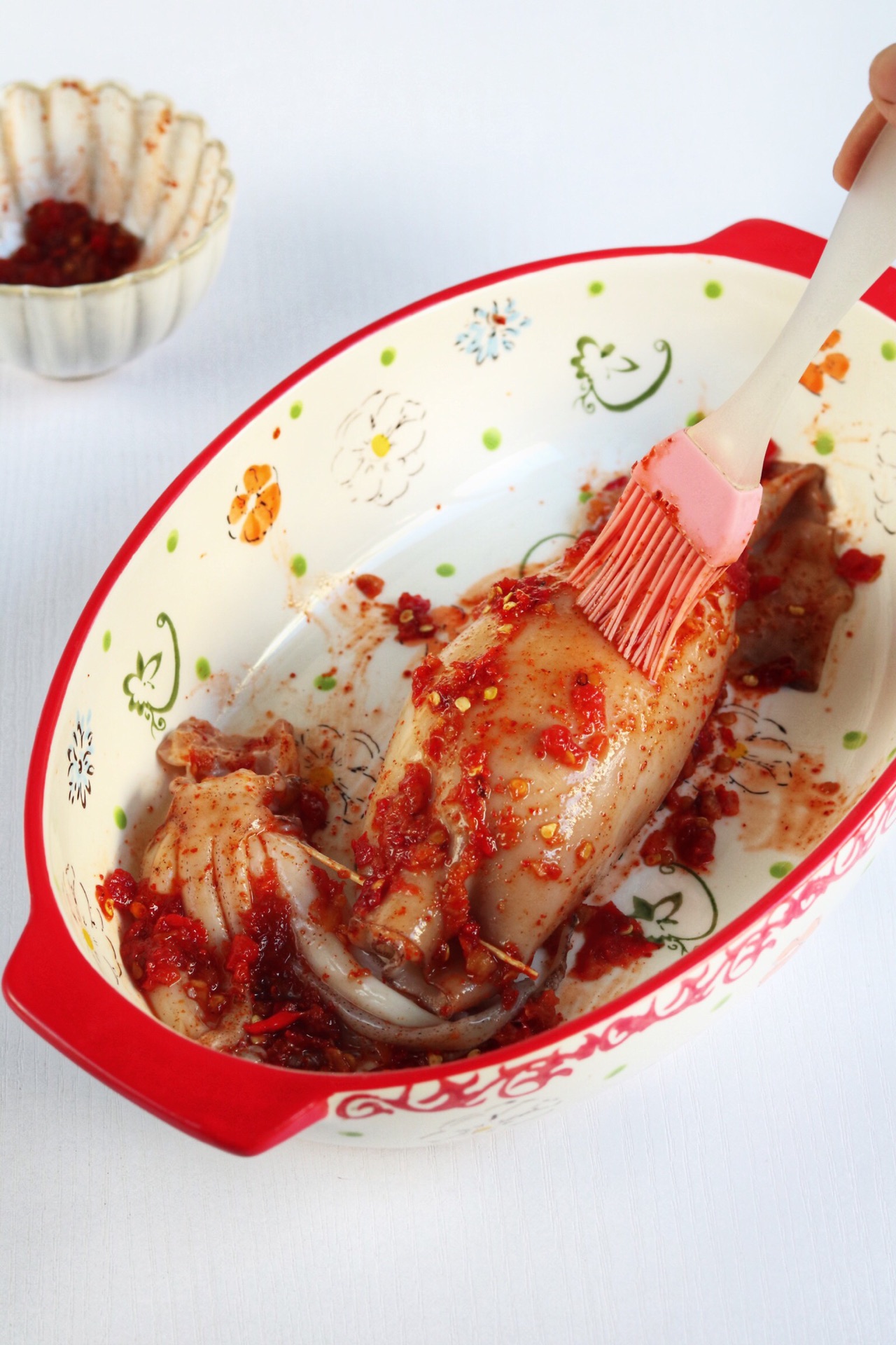 香辣鱿鱼土豆泥