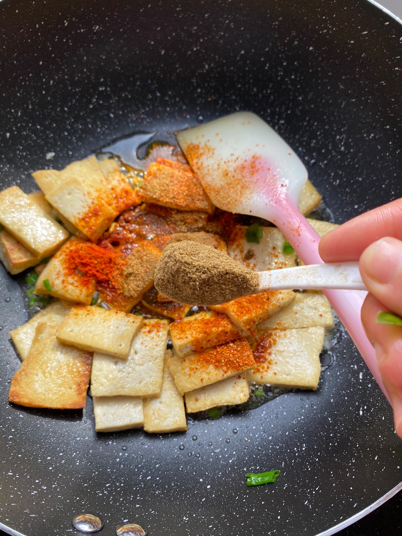 香辣孜然豆腐