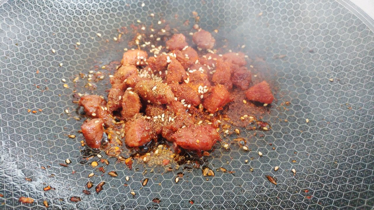 香辣孜然煎烤肉