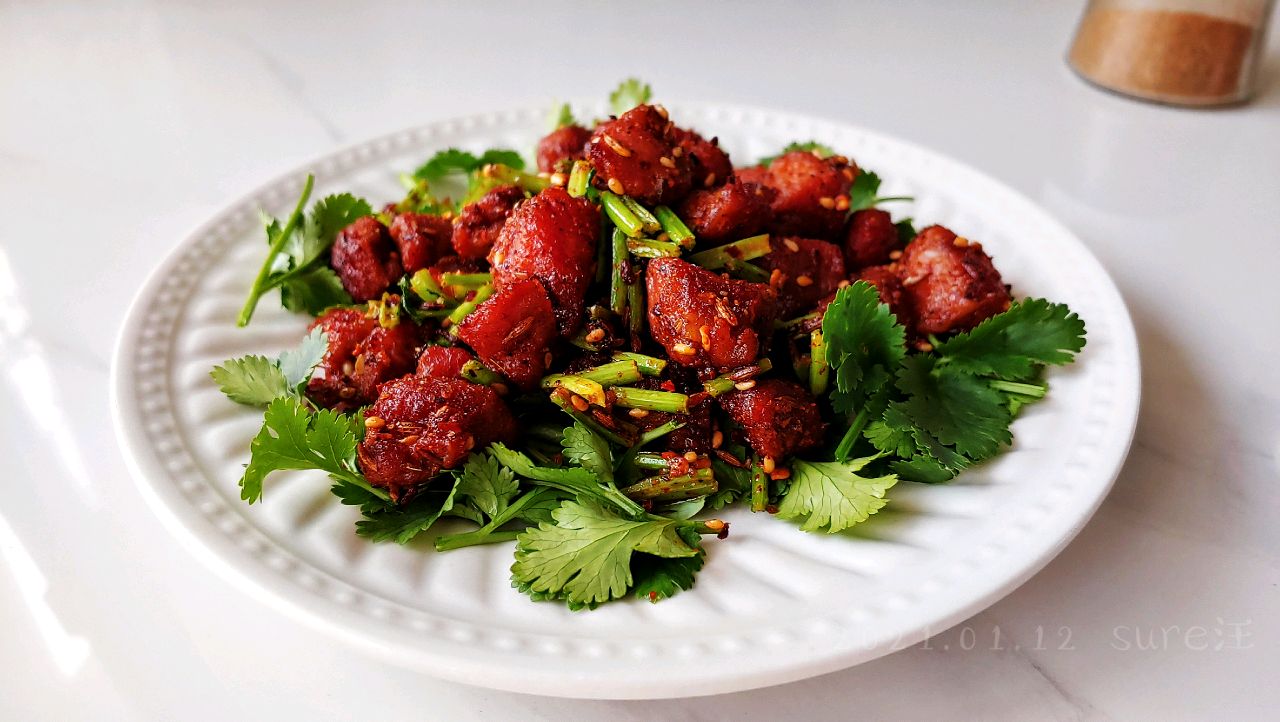 香辣孜然煎烤肉