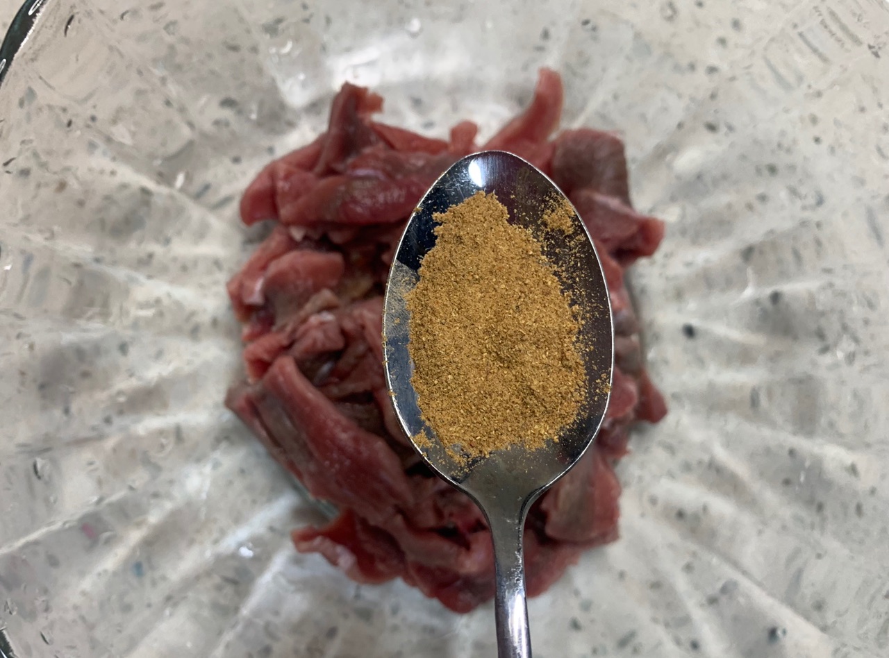 香辣孜然牛肉