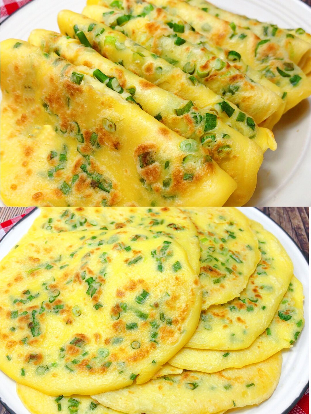 香浓牛奶鸡蛋饼