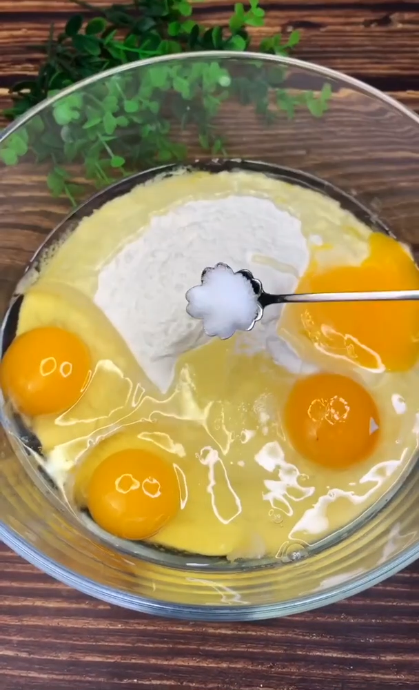 香浓牛奶鸡蛋饼