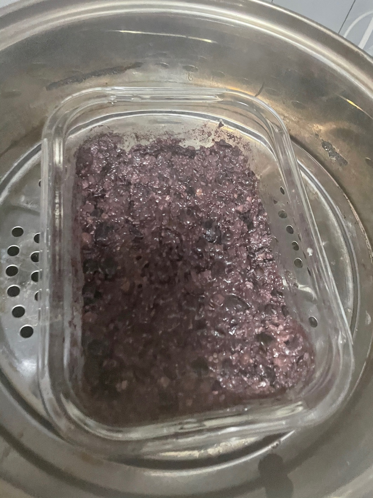 香喷喷的杂粮紫米焗饭