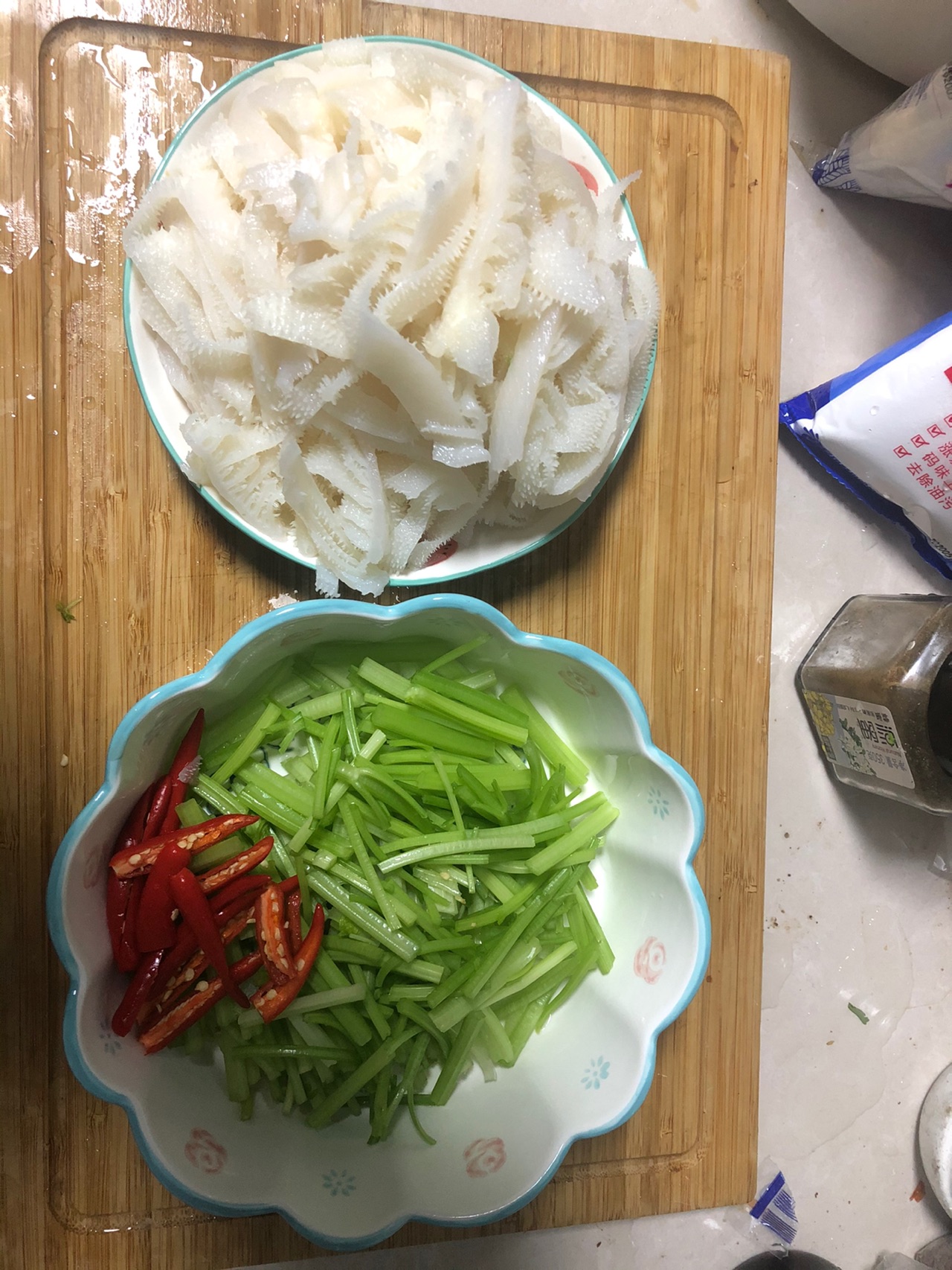 香芹百叶+咸食