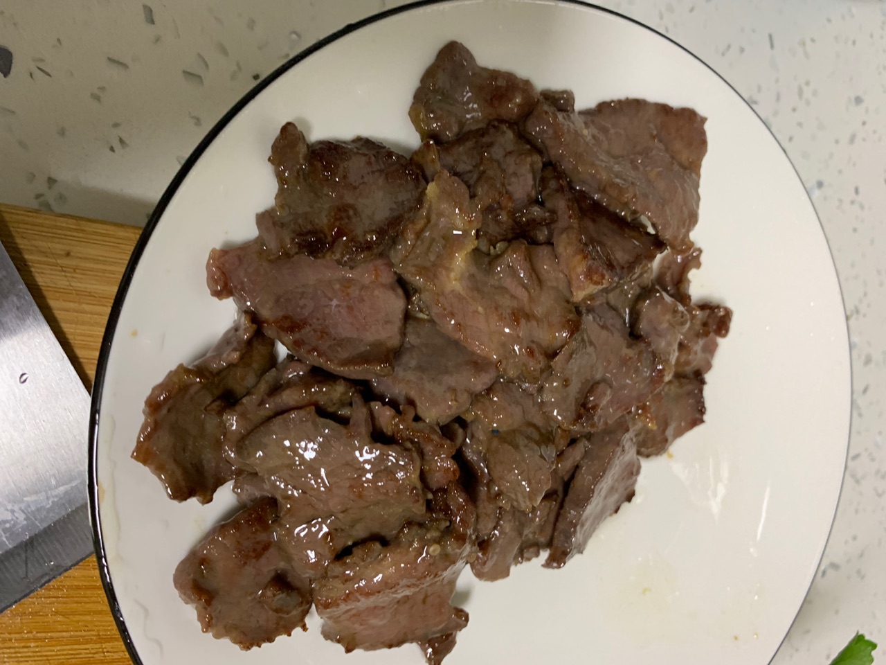 香芹炒牛肉