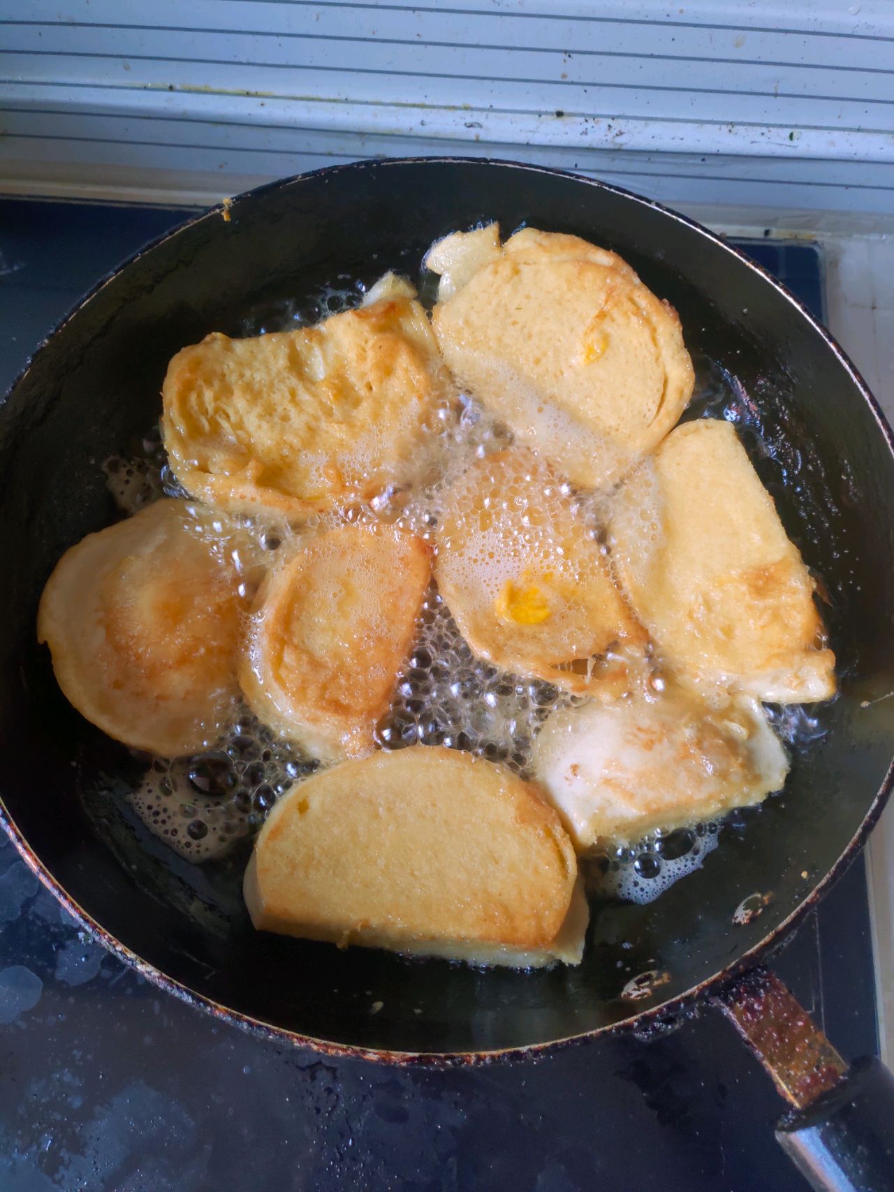 香酥蛋煎馒头片