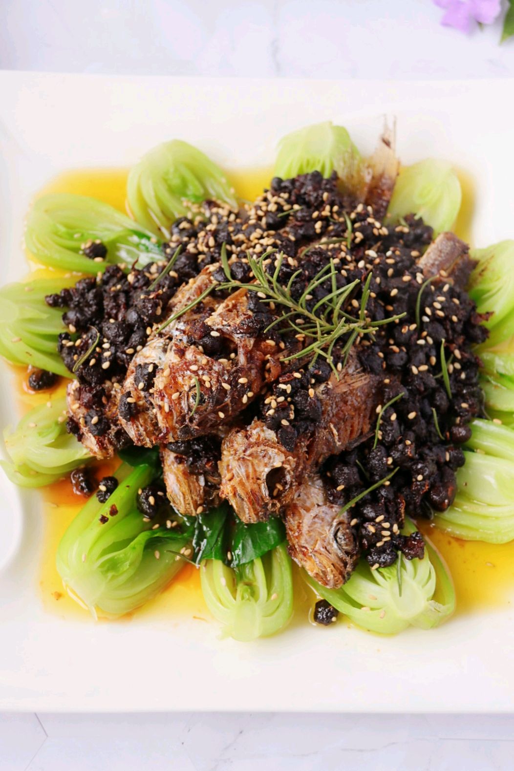 香酥豆豉小黄鱼