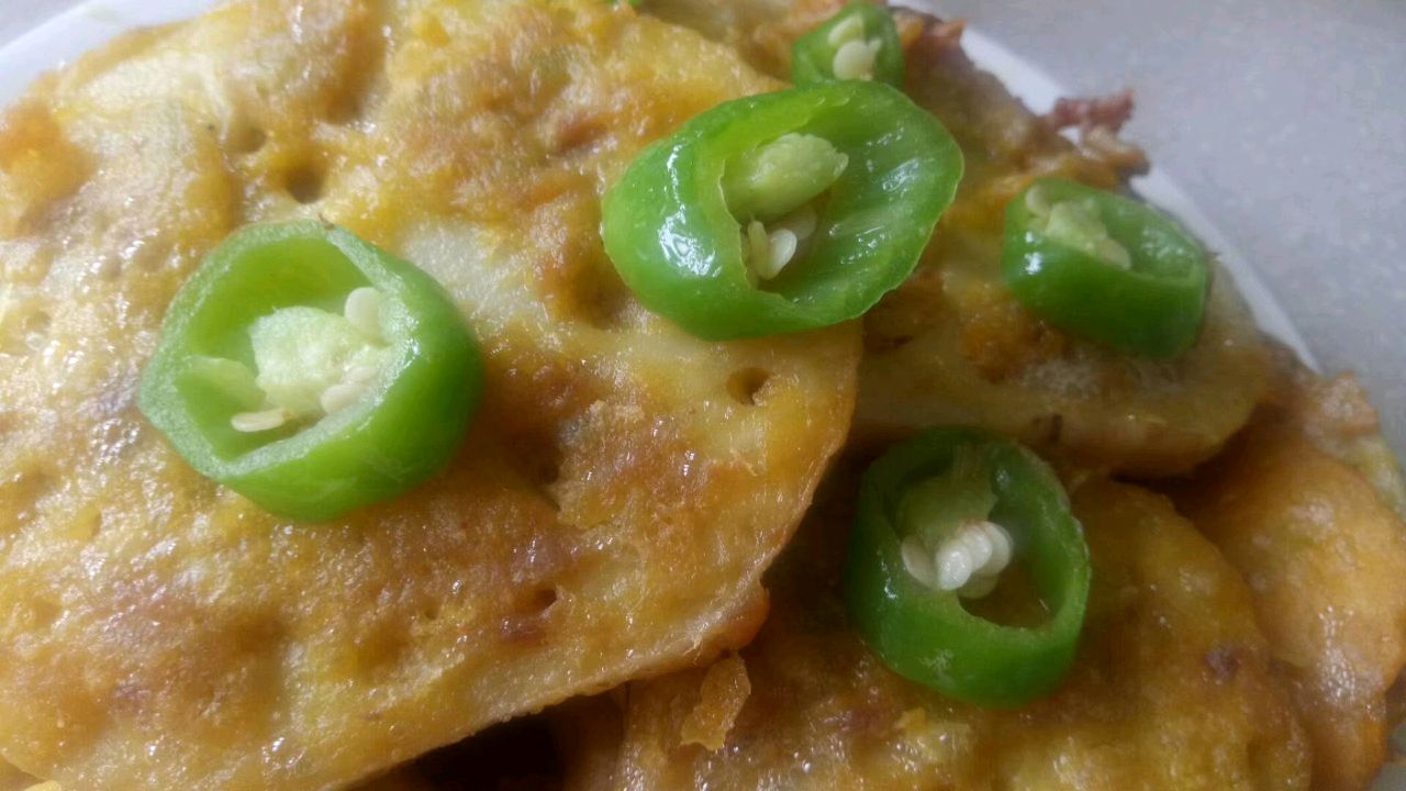 香酥莲藕盒子