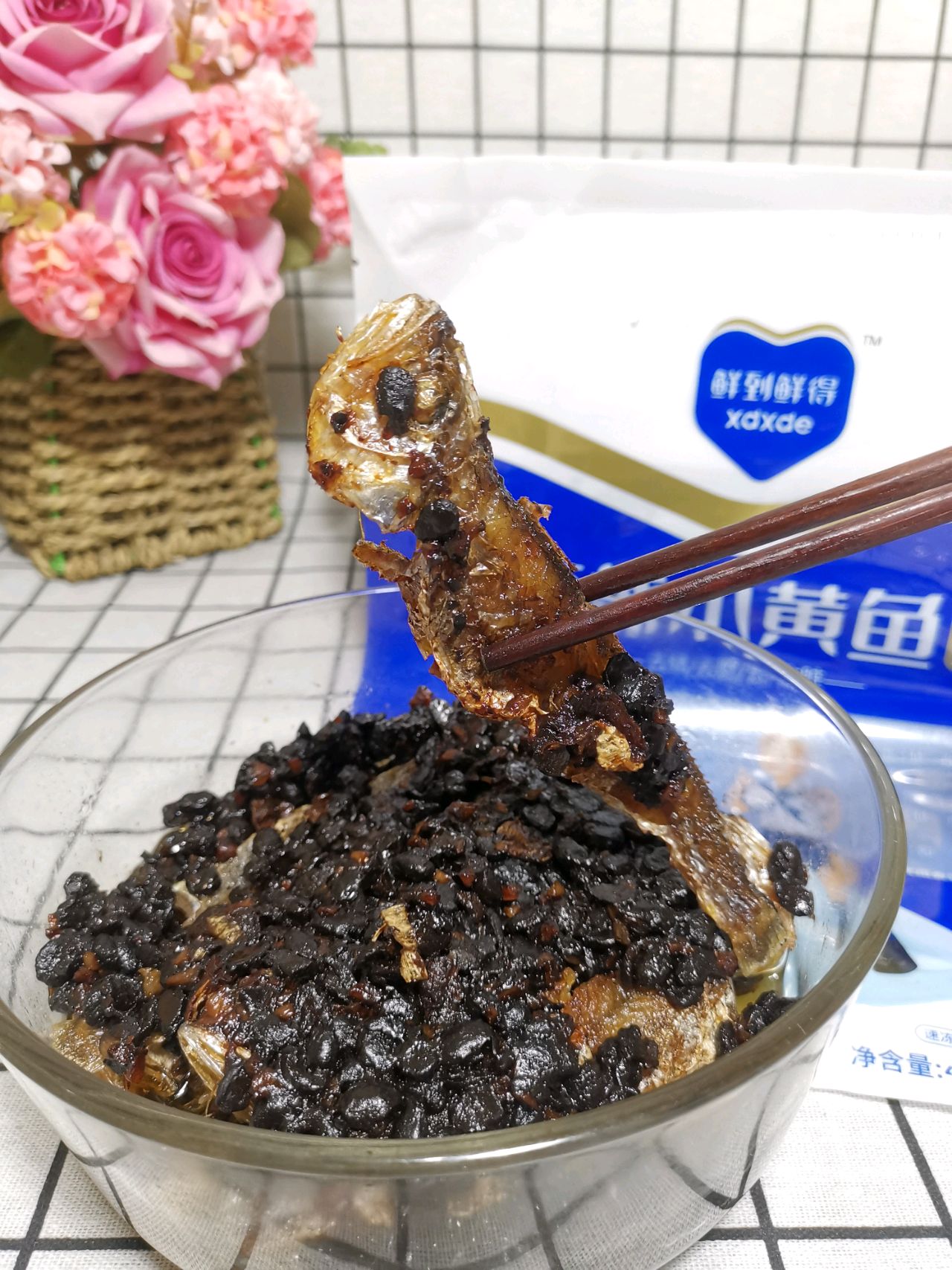 香酥美味豆豉小黄鱼