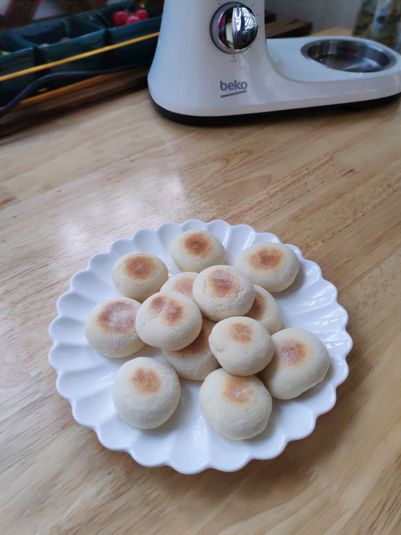 香酥奶味小馒头