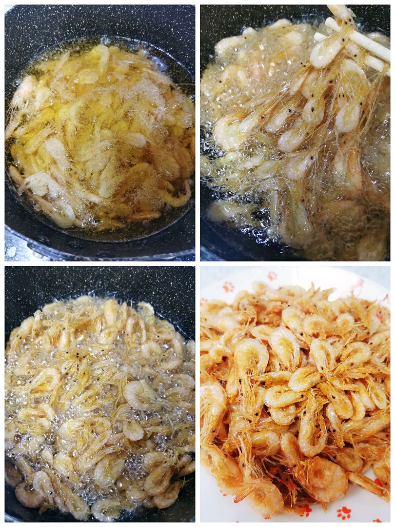 香酥油炸小白虾