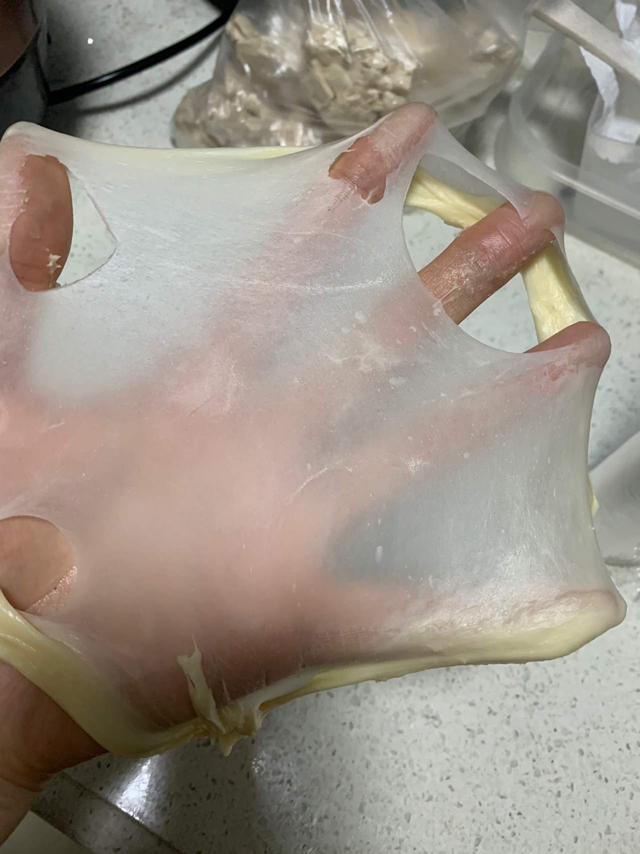香甜的牛奶吐司